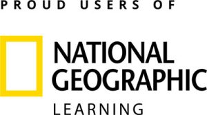 Logo programu National Geoghrapic Learning dla dzieci uczących się języka angielskiego